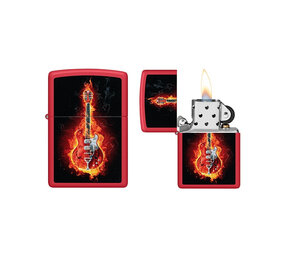 Zippo Zippo - Burning Guitar Design Zippo Zippo - Burning Guitar Design