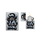 Zippo Zippo - Tiger Design Brushed Chrome
