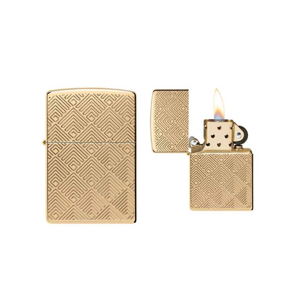 Zippo Zippo - Pattern Design High Polish Brass