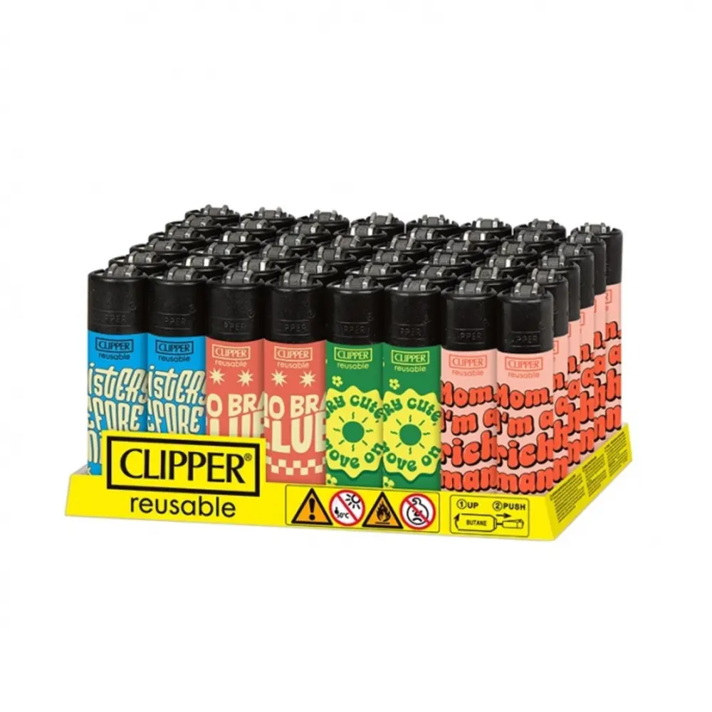 Clipper Clipper - Vuursteen aansteker - CP11 Girls Club - Display (48-stuks)