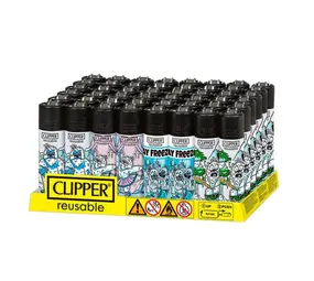 Clipper Clipper - Vuursteen aansteker - CP11 Frozen Yetis - Display (48-stuks) Clipper Clipper - Vuursteen aansteker - CP11 Frozen Yetis - Display (48-stuks)