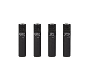Clipper Clipper Micro - Vuursteen aansteker - CP22 Black Soft Touch - Display (48-stuks)