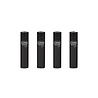Clipper Clipper Micro - Vuursteen aansteker - CP22 Black Soft Touch - Display (48-stuks)