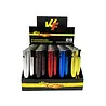 wildfire JetFlame aansteker - Shiny Metal - Display (25-stuks)