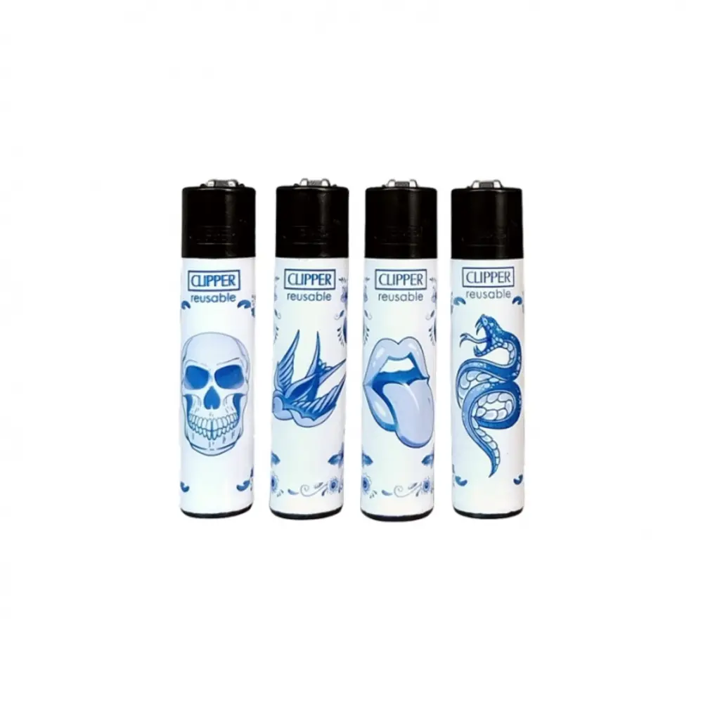 Clipper Vuursteen aansteker - CP11 Delft Blue Youngster - Display (48-stuks)