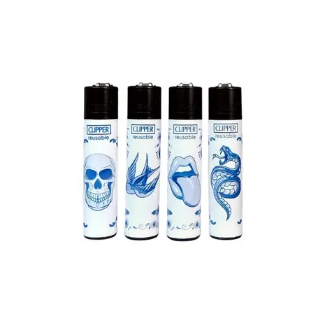 Clipper Vuursteen aansteker - CP11 Delft Blue Youngster - Display (48-stuks)