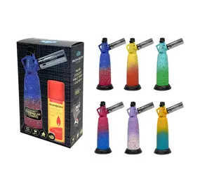 Ronson Table Torch - Colours incl 100ml Gasbus - Display (6-stuks)