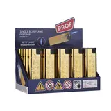 prof Jetflame aansteker - Goldbar - Display (25-stuks) prof Jetflame aansteker - Goldbar - Display (25-stuks)