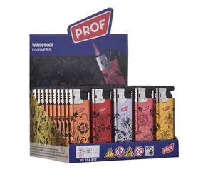 prof Turbo aansteker - 3D Flowers - Display (50-stuks) prof Turbo aansteker - 3D Flowers - Display (50-stuks)