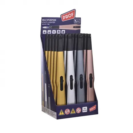 prof MPL Piezo aansteker - Curved - Display (20-stuks) prof MPL Piezo aansteker - Curved - Display (20-stuks)