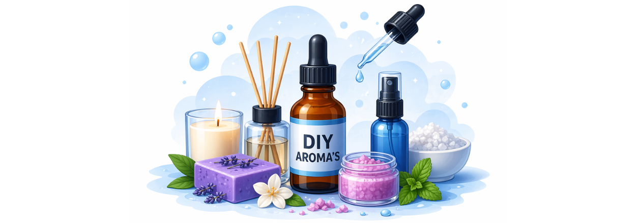 DIY Aroma’s: Wat kun je ermee en hoe gebruik je ze veilig & effectief?
