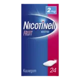 Nicotinell Kauwgom fruit 2mg (24 stuks) Nicotinell Kauwgom fruit 2mg (24 stuks)