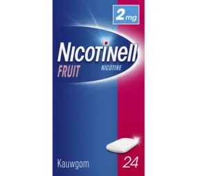 Nicotinell Kauwgom fruit 2mg Nicotinell Kauwgom fruit 2mg