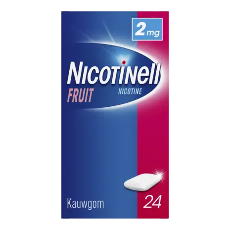 Nicotinell Kauwgom fruit 2mg Nicotinell Kauwgom fruit 2mg