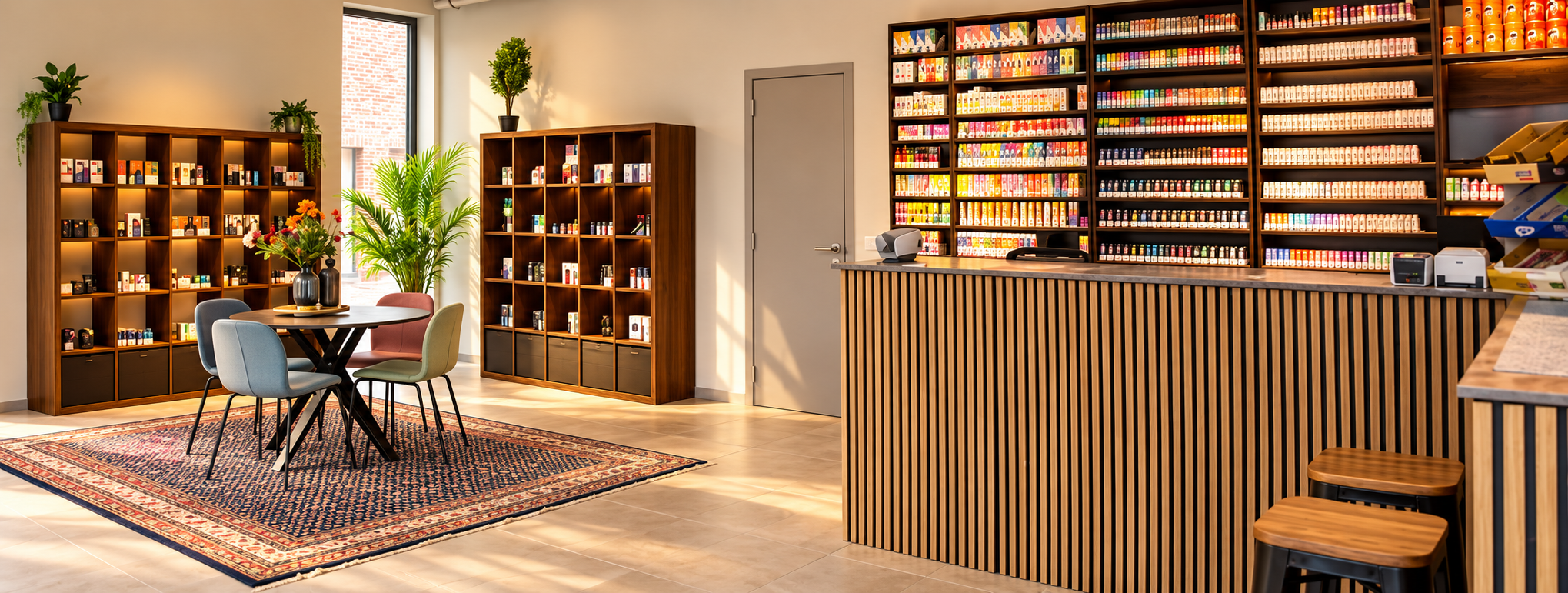 NL Damp vape shop in Meer België