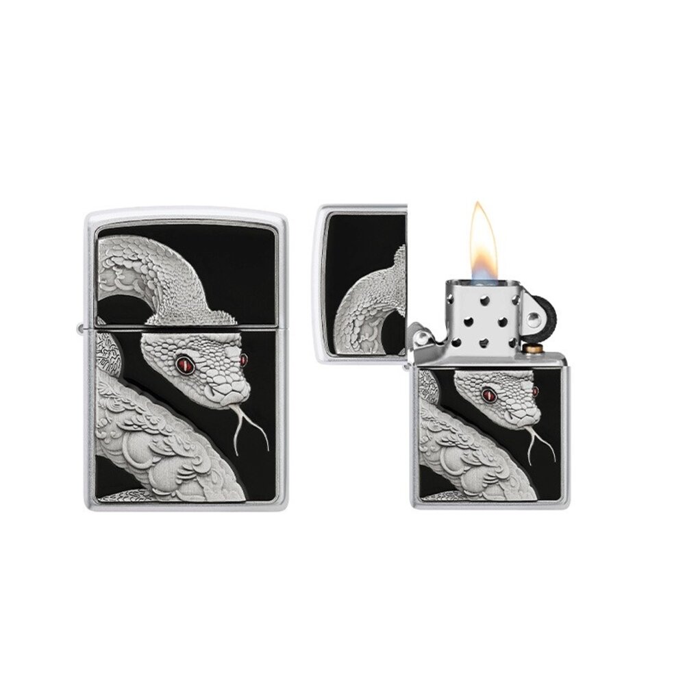 Zippo Zippo - Snake Red Eyes Emblem Zippo Zippo - Snake Red Eyes Emblem