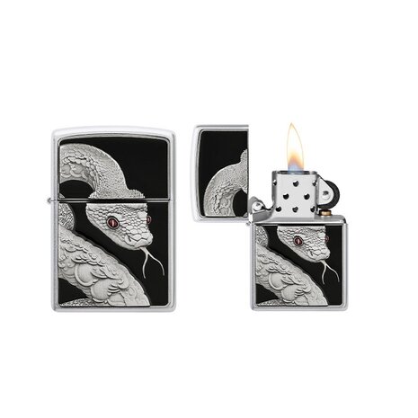 Zippo Zippo - Snake Red Eyes Emblem Zippo Zippo - Snake Red Eyes Emblem
