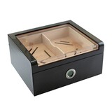 Bookwill Bookwill Humidor - 75 Cigars - Glass top w/ Hygrometer
