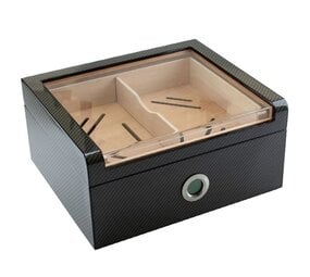 Bookwill Bookwill Humidor - 75 Cigars - Glass top w/ Hygrometer