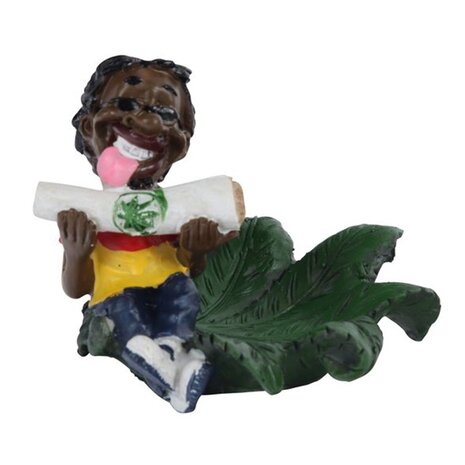 Bookwill Bookwill - Keramiek Cendrier - 100mm - Rasta Bookwill Bookwill - Keramiek Cendrier - 100mm - Rasta
