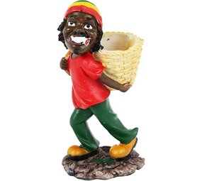 Bookwill Bookwill - Keramiek Aschenbecher Staand - 230mm - Rasta Bookwill Bookwill - Keramiek Aschenbecher Staand - 230mm - Rasta