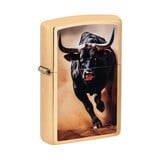 Zippo Zippo - Bull Design Gold Zippo Zippo - Bull Design Gold