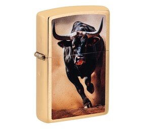Zippo Zippo - Bull Design Gold Zippo Zippo - Bull Design Gold