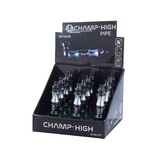 Champ Champ - Wietpijpje (Weedpipe) - Tri Color - Display 12 st Champ Champ - Wietpijpje (Weedpipe) - Tri Color - Display 12 st