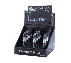 Champ Champ - Wietpijpje (Weedpipe) - Tri Color - Display 12 st