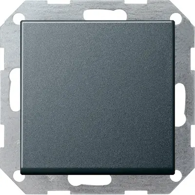 Gira drukvlakschakelaar kruisschakelaar Systeem 55 antraciet mat (012728)