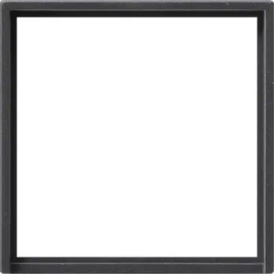 Gira adapterraam met vierkante uitsparing 50x50 Systeem 55 antraciet mat (028228)