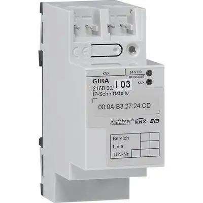 Gira ip-interface dra knx (216800)