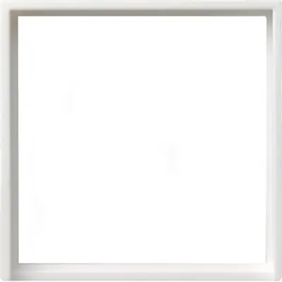 Gira adapterraam met vierkante uitsparing 50x50 Systeem 55 wit glans (028203)