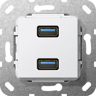 Gira aansl 2xUSB3 bus comm (568403)