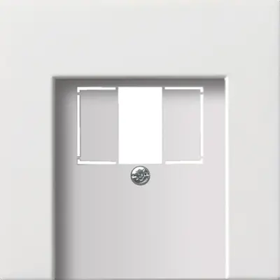 Gira centraalplaat USB F100 wit glans (0276112)