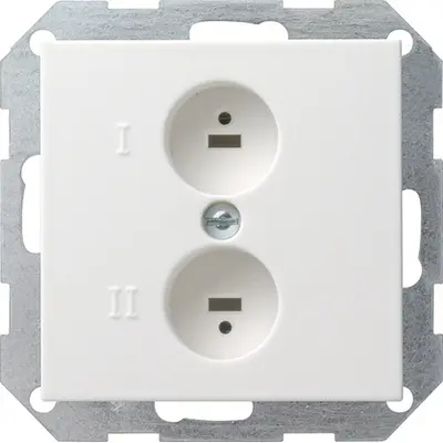 Gira inzpl stereo wandcontactdoos Systeem 55 (040227)