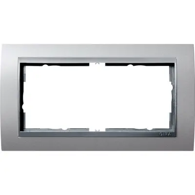 Gira afdekraam 2-voudig Event aluminium mat (100236)