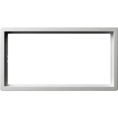 Gira afdekraam 2-voudig zonder middenstijl F100 wit glans (1002112)