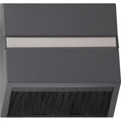 Gira afdekkap opsteekbaar 50x50mm zonder draagring Systeem 55 antraciet mat (068228)