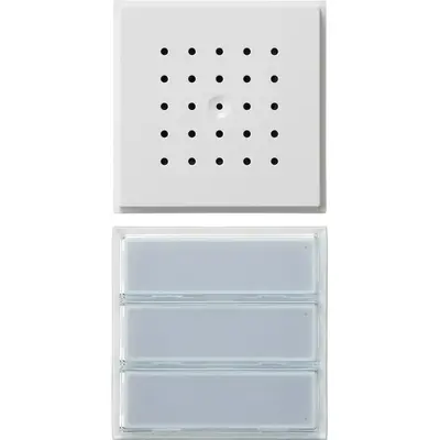 Gira deurstat lds 3-voudig w wit aud (126166)