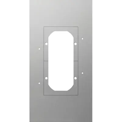 Gira montageplaat 2-voudig alum deur (129700)