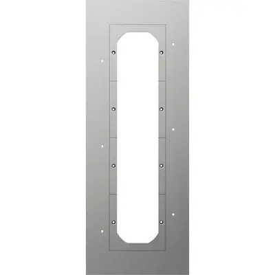 Gira montageplaat 4-voudig alum deur (129900)