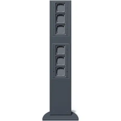 Gira e-zuil 6-voudig LEDig 769mm (135128)
