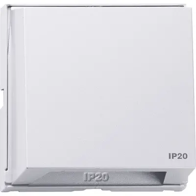 Gira adapterraam met opsteekbare afdekkap IP20 TX44 wit (116366)