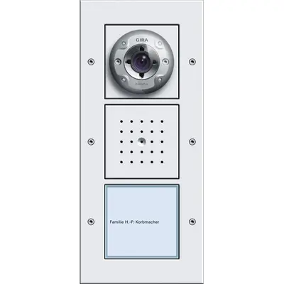 Gira deurst cam/lds 1-voudig wit opb (126966)