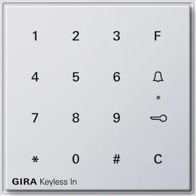 Gira bedieningselement keyls in zTX44 wit (260566)