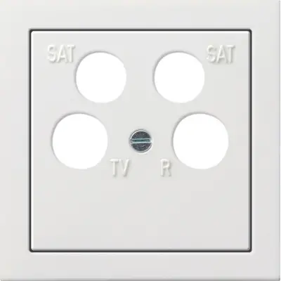 Gira afdekplaat 50x50 4x a F100 (0259112)