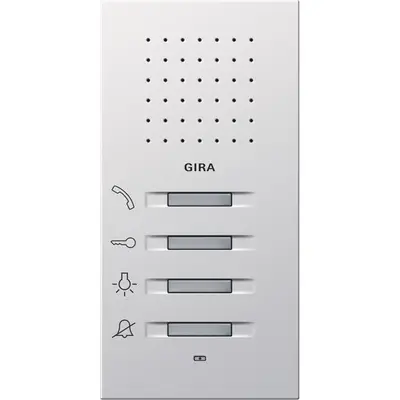 Gira huisstation audio opbouw F100 wit glans (1250112)