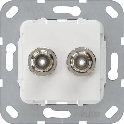 Gira aansl 2xbnc krmp comm (563003)