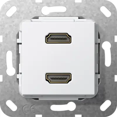 Gira aansl 2xhdmi kab comm (567203)